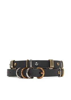 Pasek Damski PINKO Cerise H1.5 Belt 20251 PLT01 104587 A2BA Czarny ze sklepu eobuwie.pl w kategorii Paski damskie - zdjęcie 180441419