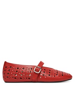 Baleriny Badura ELAN-SLT24067P-55 Czerwony ze sklepu eobuwie.pl w kategorii Balerinki - zdjęcie 180441469