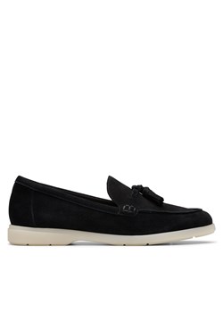 Mokasyny Clarks Narini Edge 26181450 Czarny ze sklepu eobuwie.pl w kategorii Mokasyny damskie - zdjęcie 180441506