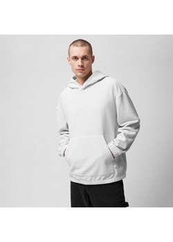 Męski polar nierozpinany z kapturem Outhorn OTHWSS24TFLEM259 - szary ze sklepu Sportstylestory.com w kategorii Bluzy męskie - zdjęcie 180442037