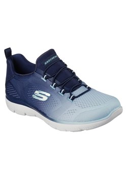Buty Skechers Summits Bright Charmer 149536-NVY niebieskie ze sklepu ButyModne.pl w kategorii Buty sportowe damskie - zdjęcie 180442509