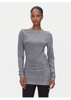 DAY BIRGER ÉT MIKKELSEN Bluzka Kimmie DAY65243582 Szary Slim Fit ze sklepu MODIVO w kategorii Bluzki damskie - zdjęcie 180442808