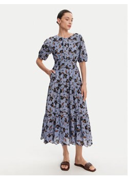 Pepe Jeans Sukienka letnia Eva PL953695 Błękitny Regular Fit ze sklepu MODIVO w kategorii Sukienki - zdjęcie 180443155