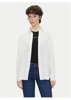 Pepe Jeans Koszula Chipper PL304993 Biały Loose Fit ze sklepu MODIVO w kategorii Koszule damskie - zdjęcie 180443815