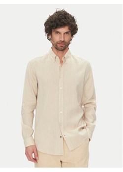 Hechter Paris Koszula 60356 151600 Beżowy Regular Fit ze sklepu MODIVO w kategorii Koszule męskie - zdjęcie 180444589