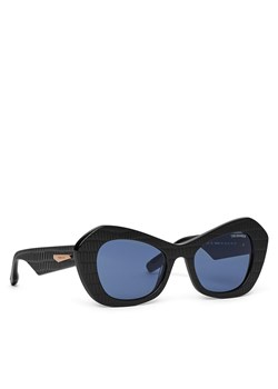 Okulary przeciwsłoneczne Trussardi TSW9055 Czarny ze sklepu eobuwie.pl w kategorii Okulary przeciwsłoneczne damskie - zdjęcie 180445426