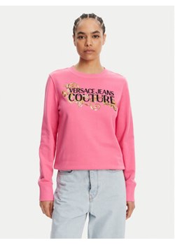 Versace Jeans Couture Bluza 78HAIC06 Różowy Regular Fit ze sklepu MODIVO w kategorii Bluzy damskie - zdjęcie 180446445