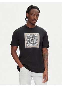 Just Cavalli T-Shirt 78OAHC10 Czarny Regular Fit - id: 0000305214034 - marki Just Cavalli - 180446607 Just Cavalli T-Shirt 78OAHC10 Czarny Regular Fit ze sklepu MODIVO w kategorii T-shirty męskie - zdjęcie 180446607