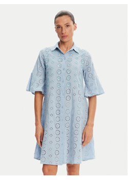 Iconique Sukienka koszulowa IC25-006 Niebieski Relaxed Fit ze sklepu MODIVO w kategorii Sukienki - zdjęcie 180446655
