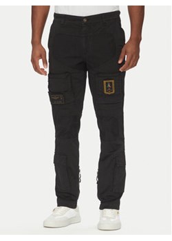 Aeronautica Militare Spodnie materiałowe 251PA1387CT1493 Czarny Regular Fit ze sklepu MODIVO w kategorii Spodnie męskie - zdjęcie 180446977