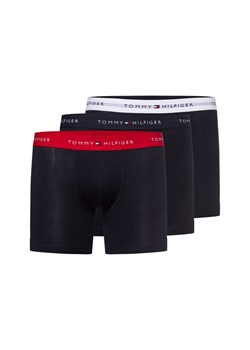 Tommy Hilfiger Obcisłe bokserki pakowane po 3 szt. Mężczyźni Bawełna granatowy jednolity ze sklepu vangraaf w kategorii Majtki męskie - zdjęcie 180447129