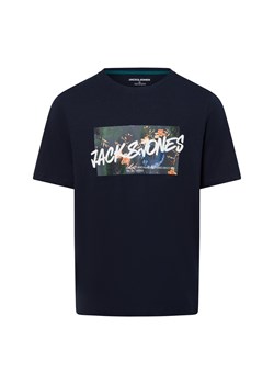 Jack & Jones Koszulka męska - JJHawaii Mężczyźni Bawełna granatowy nadruk ze sklepu vangraaf w kategorii T-shirty męskie - zdjęcie 180447185