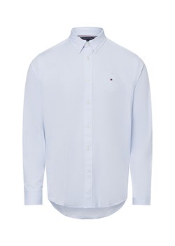 Tommy Hilfiger Koszula męska Mężczyźni Regular Fit jasnoniebieski wzorzysty ze sklepu vangraaf w kategorii Koszule męskie - zdjęcie 180447195