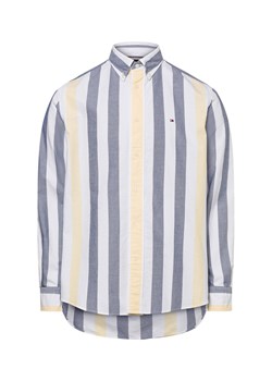 Tommy Hilfiger Męska koszula casual Mężczyźni Comfort Fit Bawełna cytrynowy w paski ze sklepu vangraaf w kategorii Koszule męskie - zdjęcie 180447198