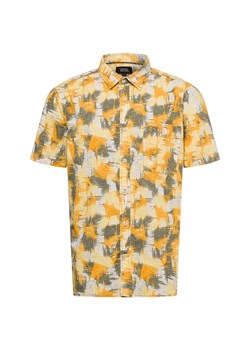Camel Active Męska koszula casual Mężczyźni Regular Fit Bawełna pomarańczowy wzorzysty ze sklepu vangraaf w kategorii Koszule męskie - zdjęcie 180447256