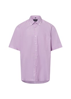 Van Graaf Męska koszula casual Mężczyźni Regular Fit Bawełna brudny róż w paski ze sklepu vangraaf w kategorii Koszule męskie - zdjęcie 180447285