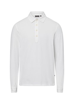 Finshley & Harding Męska koszulka polo Mężczyźni Bawełna biały jednolity ze sklepu vangraaf w kategorii T-shirty męskie - zdjęcie 180447295