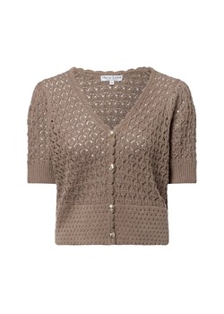Marie Lund Kardigan damski Kobiety Bawełna błotnisty wypukły wzór tkaniny ze sklepu vangraaf w kategorii Swetry damskie - zdjęcie 180447309