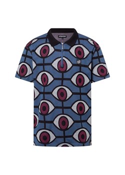 Santa Cruz Męska koszulka polo - Salba Eyes Mężczyźni Bawełna niebieski wzorzysty ze sklepu vangraaf w kategorii T-shirty męskie - zdjęcie 180447319