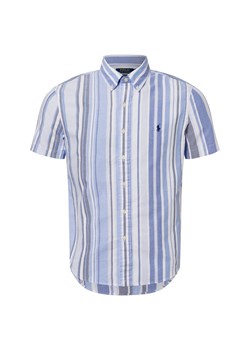 Polo Ralph Lauren Męska koszula casual Mężczyźni Modern Fit Bawełna jasnoniebieski w paski ze sklepu vangraaf w kategorii Koszule męskie - zdjęcie 180447339