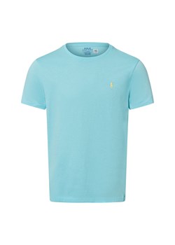 Polo Ralph Lauren Koszulka męska Mężczyźni Bawełna cyjan jednolity ze sklepu vangraaf w kategorii T-shirty męskie - zdjęcie 180447348