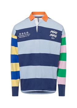 Polo Ralph Lauren Męska koszula z długim rękawem Mężczyźni Bawełna niebieski w paski ze sklepu vangraaf w kategorii T-shirty męskie - zdjęcie 180447355