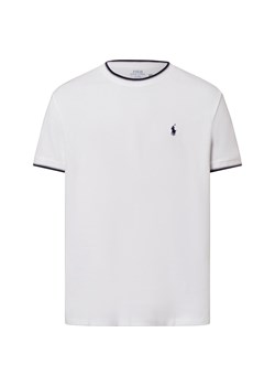 Polo Ralph Lauren Koszulka męska Mężczyźni Bawełna biały jednolity ze sklepu vangraaf w kategorii T-shirty męskie - zdjęcie 180447386