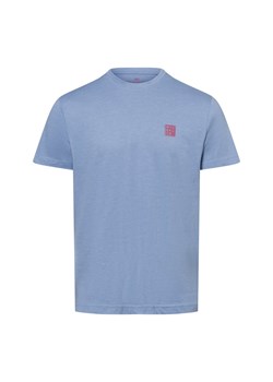 Nils Sundström Koszulka męska Mężczyźni Bawełna jasnoniebieski marmurkowy ze sklepu vangraaf w kategorii T-shirty męskie - zdjęcie 180447467