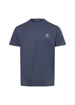 Nils Sundström Koszulka męska Mężczyźni Bawełna granatowy marmurkowy ze sklepu vangraaf w kategorii T-shirty męskie - zdjęcie 180447468