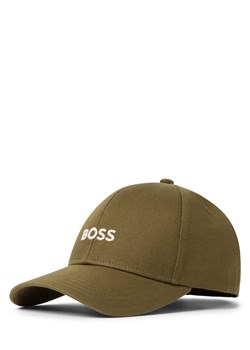 BOSS Męska czapka z daszkiem Mężczyźni Bawełna khaki jednolity ze sklepu vangraaf w kategorii Czapki z daszkiem męskie - zdjęcie 180447519