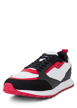 HUGO Buty sportowe - Icelin Runn Mężczyźni Sztuczna skóra biały jednolity ze sklepu vangraaf w kategorii Buty sportowe męskie - zdjęcie 180447528