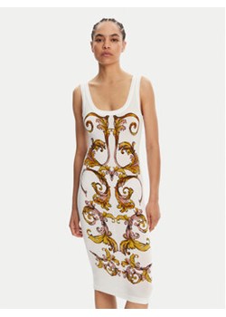 Versace Jeans Couture Sukienka codzienna 78HAO9P6 Biały Slim Fit ze sklepu MODIVO w kategorii Sukienki - zdjęcie 180448595