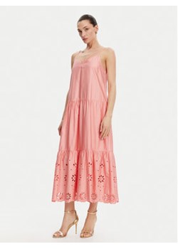 Fracomina Sukienka letnia FJ25SD3001W400E5 Koralowy Relaxed Fit ze sklepu MODIVO w kategorii Sukienki - zdjęcie 180448605