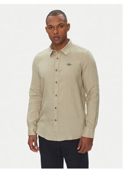 Aeronautica Militare Koszula 251CA1239CT3089 Beżowy Regular Fit ze sklepu MODIVO w kategorii Koszule męskie - zdjęcie 180448758