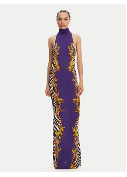 Versace Jeans Couture Sukienka wieczorowa 78HAO9P5 Fioletowy Slim Fit ze sklepu MODIVO w kategorii Sukienki - zdjęcie 180448817