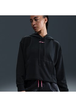 Damska bluza do koszykówki z kapturem o skróconym kroju oversize A'ja Wilson - Czerń ze sklepu Nike poland w kategorii Bluzy damskie - zdjęcie 180449898