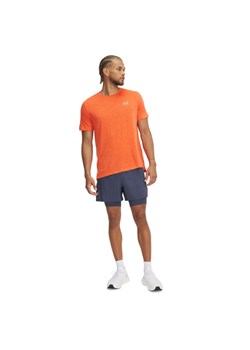 Męskie spodenki do biegania Under Armour UA Launch 5\'\' 2-in-1 Short - szare ze sklepu Sportstylestory.com w kategorii Spodenki męskie - zdjęcie 180450898