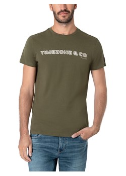 Timezone Koszulka w kolorze khaki ze sklepu Limango Polska w kategorii T-shirty męskie - zdjęcie 180453259