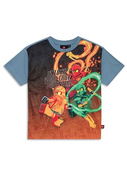 LEGO Koszulka w kolorze niebiesko-pomarańczowym ze sklepu Limango Polska w kategorii T-shirty chłopięce - zdjęcie 180453599