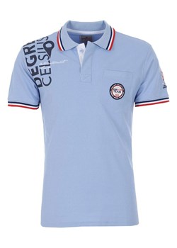 Peak Mountain Koszulka polo &quot;Calor&quot; w kolorze błękitnym ze sklepu Limango Polska w kategorii T-shirty męskie - zdjęcie 180453969