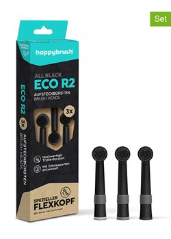 Happy Brush Końcówki (3 szt.) &quot;Eco R2&quot; do szczoteczki ze sklepu Limango Polska w kategorii Szczoteczki do zębów - zdjęcie 180454177