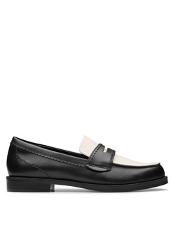 Mokasyny Clarks Straven Edge 26181270 Czarny ze sklepu eobuwie.pl w kategorii Mokasyny damskie - zdjęcie 180454969