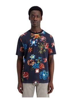 Scotch &amp; Soda Koszulka w kolorze granatowym ze wzorem ze sklepu Limango Polska w kategorii T-shirty męskie - zdjęcie 180455828