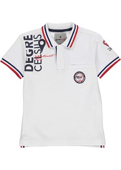 Degré Celsius Koszulka polo w kolorze białym ze sklepu Limango Polska w kategorii T-shirty chłopięce - zdjęcie 180455887