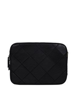 czarne skórzane etui na laptopa 14 cali Otylia ze sklepu Słoń Torbalski w kategorii Torby na laptopa - zdjęcie 180456485