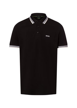 BOSS Green Męska koszulka polo - Paddy Mężczyźni Bawełna szary jednolity ze sklepu vangraaf w kategorii T-shirty męskie - zdjęcie 180456679
