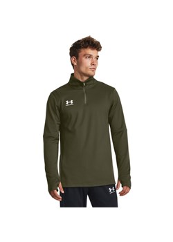 Męski longsleeve treningowy Under Armour UA M\'s Challenger Midlayer - oliwkowy/khaki ze sklepu Sportstylestory.com w kategorii T-shirty męskie - zdjęcie 180456955