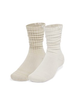 Skarpetki uniseks (2-pack) Under Armour Sportswear Cotton Scrunch Crew - multikolor ze sklepu Sportstylestory.com w kategorii Skarpetki damskie - zdjęcie 180457289