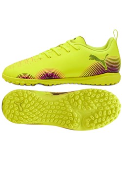 Buty piłkarskie Puma Future 8 Play Tt Jr 108396-03 żółte ze sklepu ButyModne.pl w kategorii Buty sportowe dziecięce - zdjęcie 180457629