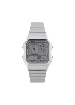 Casio Zegarek A130WE-7AEF Srebrny - id: 4549526395413 - marki Casio - 180458036 Casio Zegarek A130WE-7AEF Srebrny ze sklepu MODIVO w kategorii Zegarki - zdjęcie 180458036